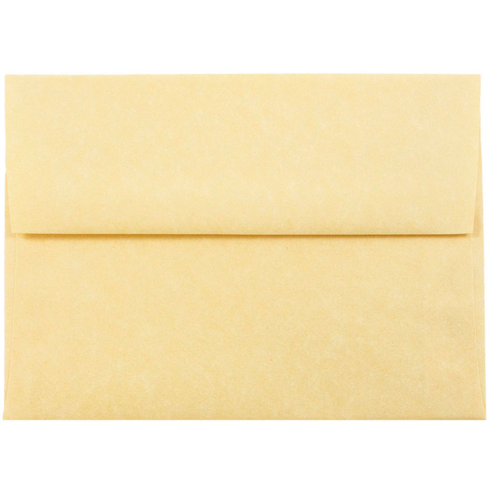 JAM Paper 4.75" x 6.5" Parchment Invitation Envelopes